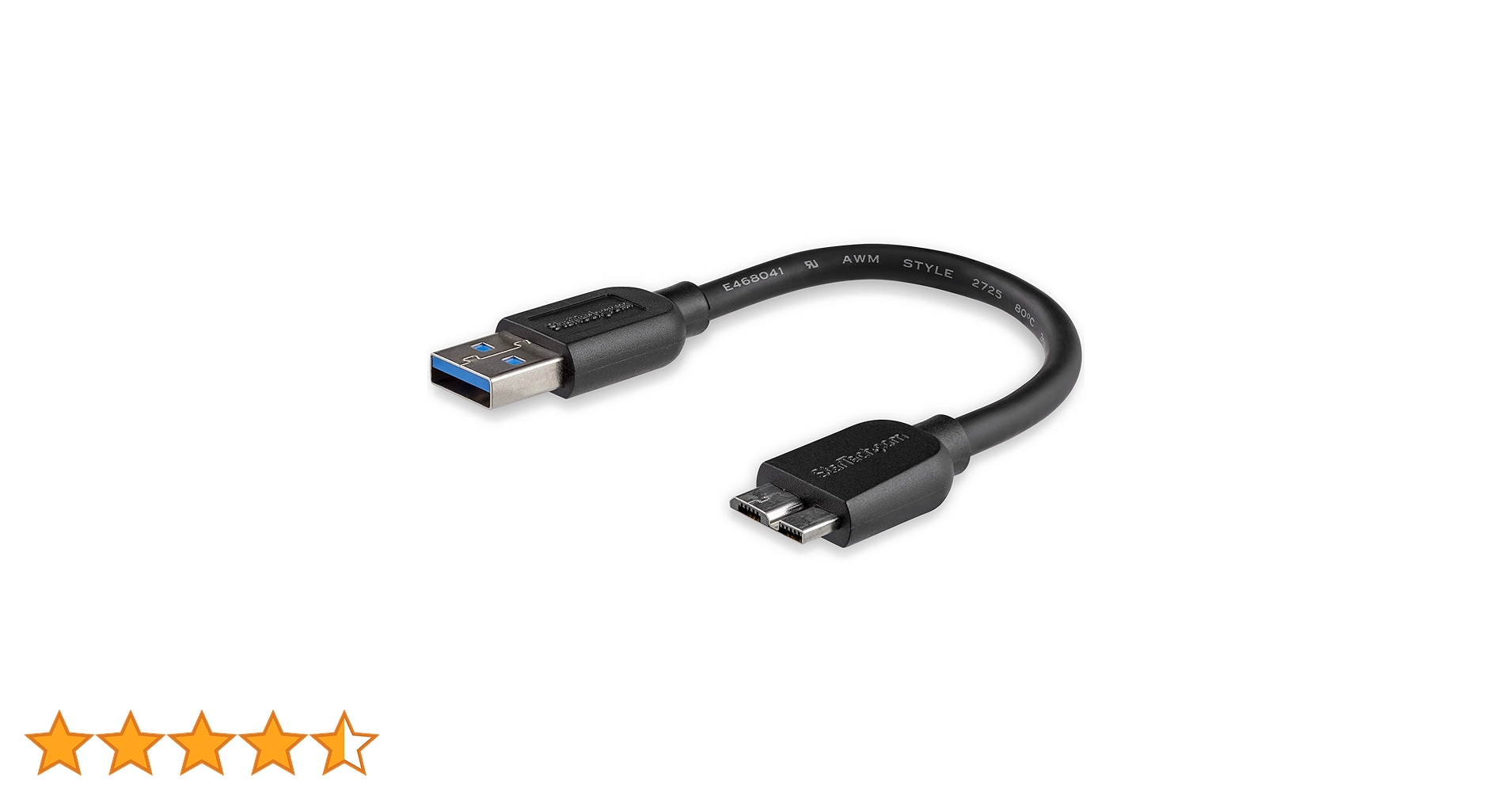 StarTech.com SuperSpeed kabel USB 3.0 A na micro B, 15 cm